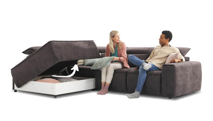 Cosmo hoekbank met opbergruimte Seats and Sofas