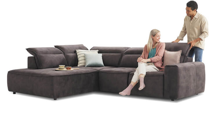 Cosmo hoekbank met verstelbare hoofdsteunen Seats and Sofas