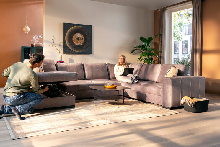Alicante U Bank Licht Bruin Seats and Sofas