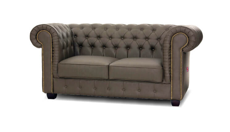 Edinburgh 2-zits Chesterfield groen