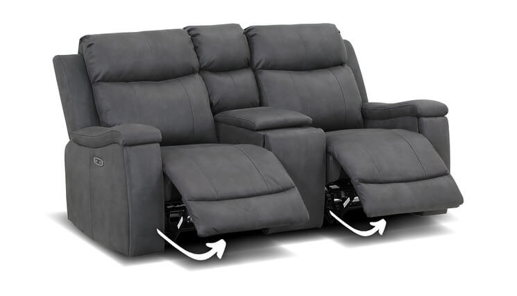 Harvey 2-zits bank met relaxfunctie Seats and Sofas
