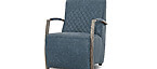 Knight fauteuil blauw