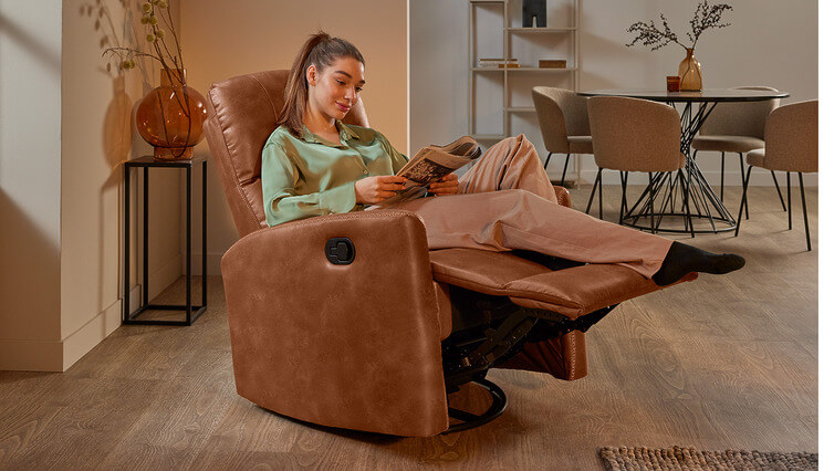 Monroe bruine relaxfauteuil Seats and Sofas