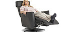 Reagan relaxfauteuil antraciet