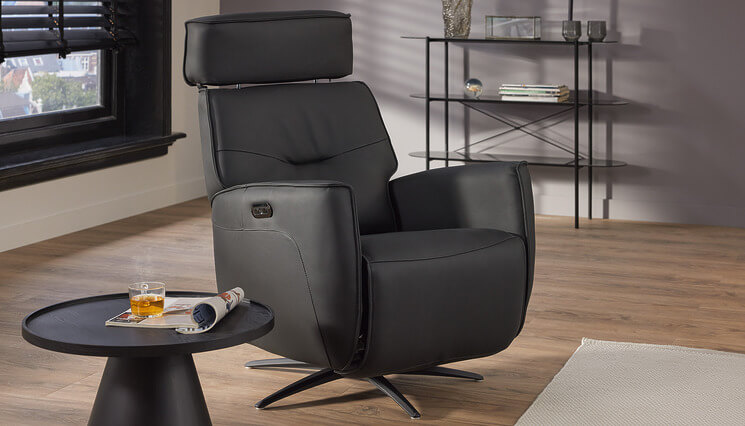 Reagan relaxfauteuil antraciet