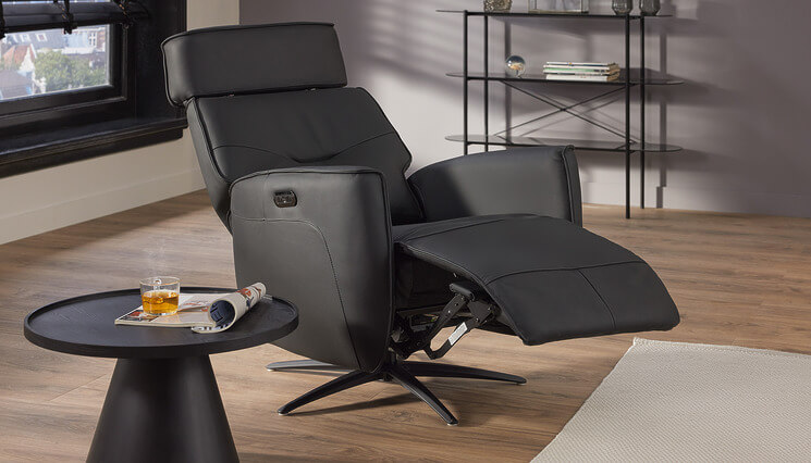Reagan relaxfauteuil antraciet