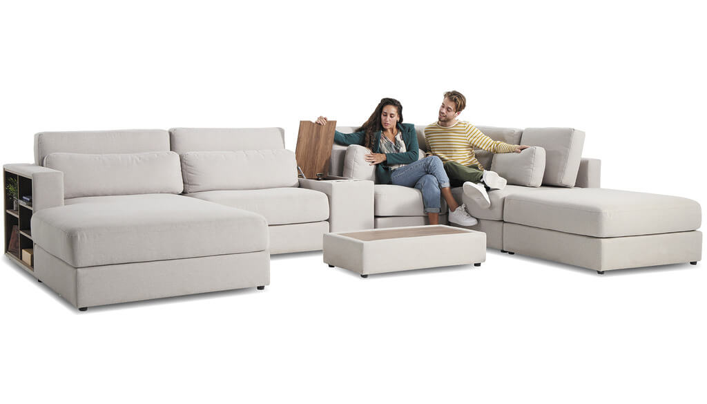 Creation hoekbank beige