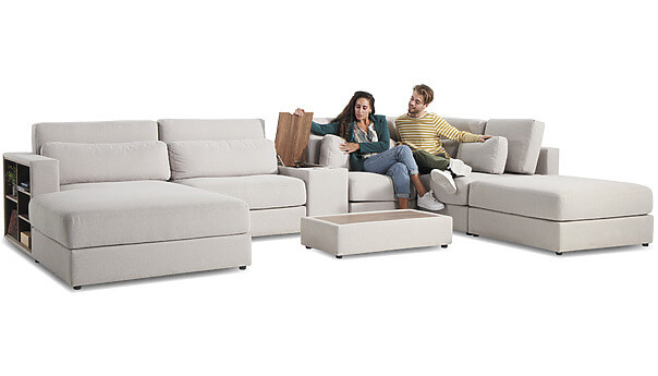 Creation hoekbank beige