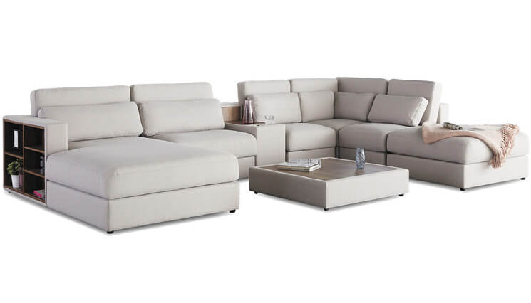 Creation hoekbank beige