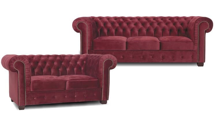Edinburgh Chesterfield bankstel bordeaux