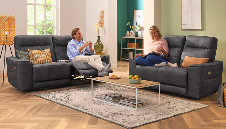 Gustav banken met relaxfunctie