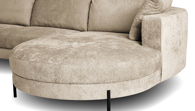Pearl witte U bank rond eiland Seats and Sofas