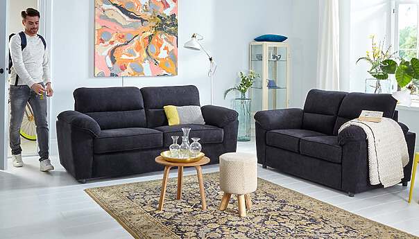 Phoenix bankstel donkerblauw