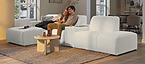 Rosalie hoekbank wit Seats and Sofas