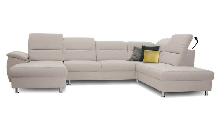 Scandi U bank beige