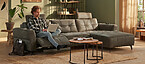 Bronx hoekbank antraciet Seats and Sofas