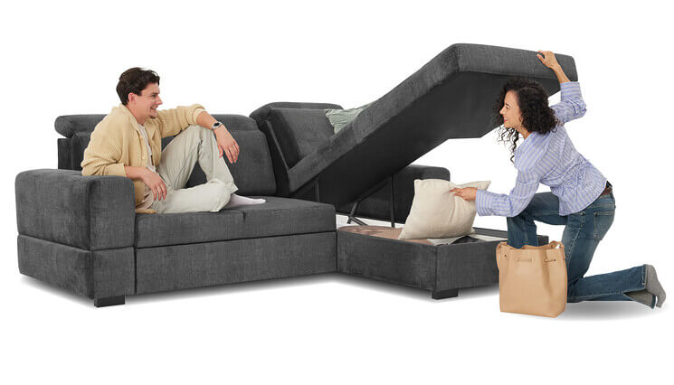 Clyde hoekbank opbergruimte Seats and Sofas
