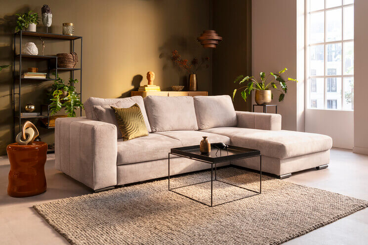 Alicante Hoekbank Licht Grijs Seats and Sofas