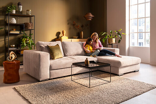 Alicante Hoekbank Licht Grijs Seats and Sofas