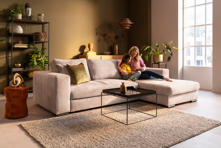 Alicante Hoekbank Licht Grijs Seats and Sofas