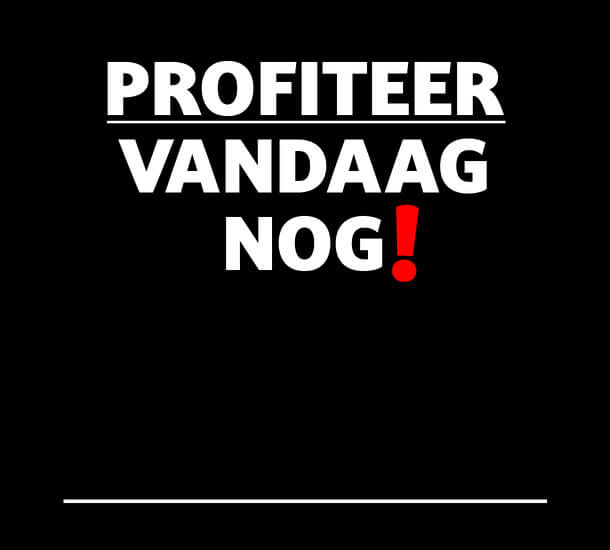 Profiteer vandaag nog banner