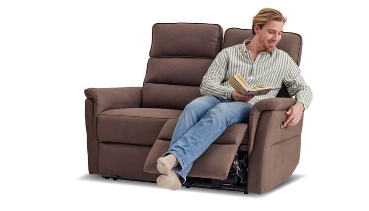 Colombo 2-zits bank met relaxfunctie Seats and Sofas