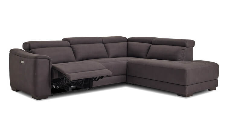 Urban hoekbank met relaxsysteem