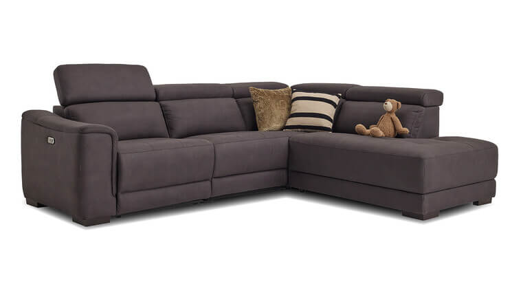 Urban hoekbank met relaxsysteem