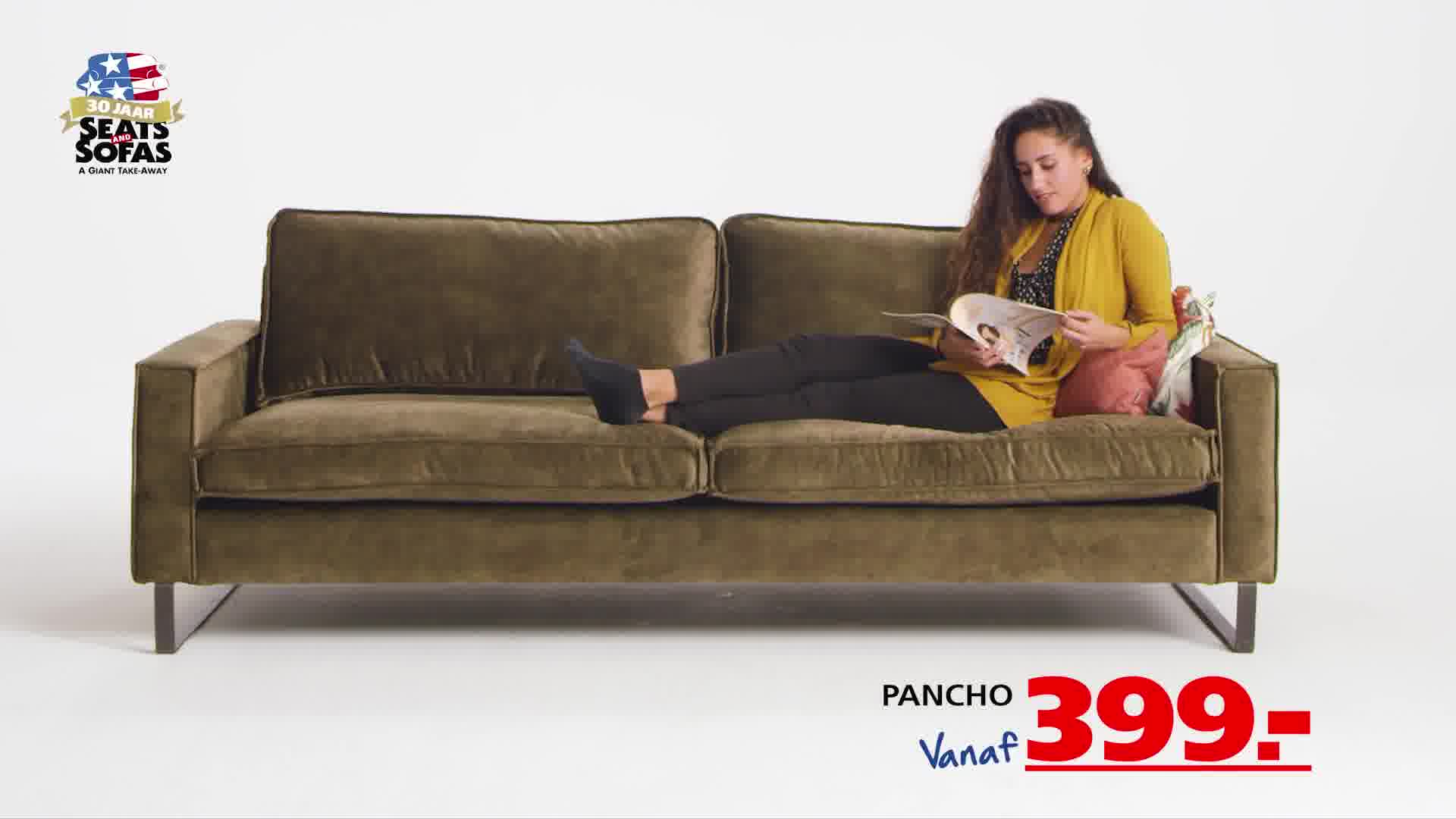 Pancho 2-Zits Bank Seats and Sofas TVC