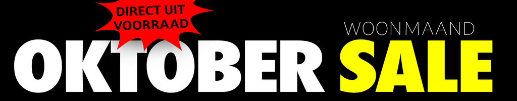 Oktober Woonmaand Sale Seats and Sofas