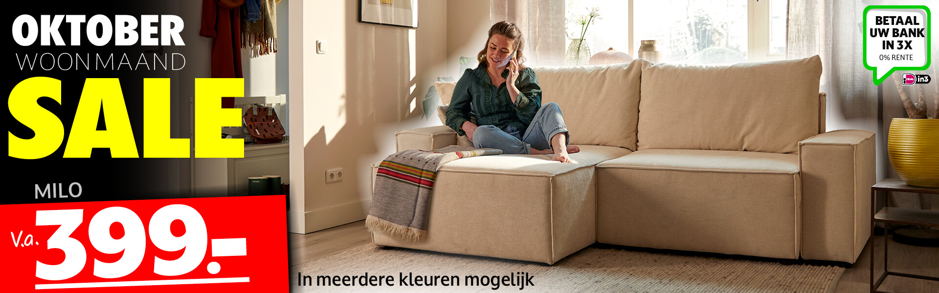 Oktober Woonmaand Sale